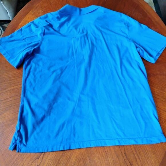 Men's Blue Polo Shirt By George - Size: XL (0927) - Picture 3 of 4